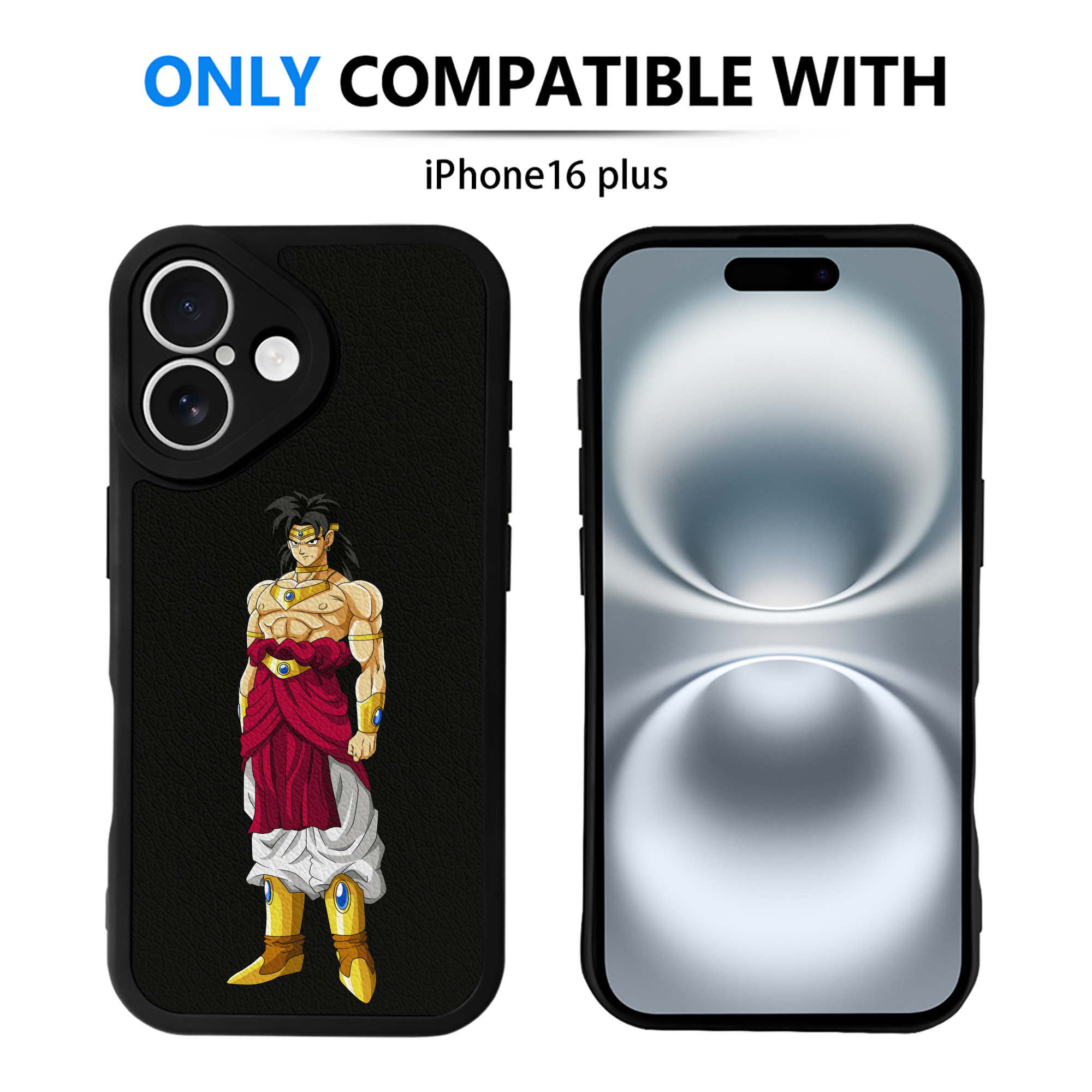 （画像用） ドラゴンボール DRAGON BALL 【iPhone 16シリーズ対応】シリコンスマホケース（レザー調） 材質：シリコン